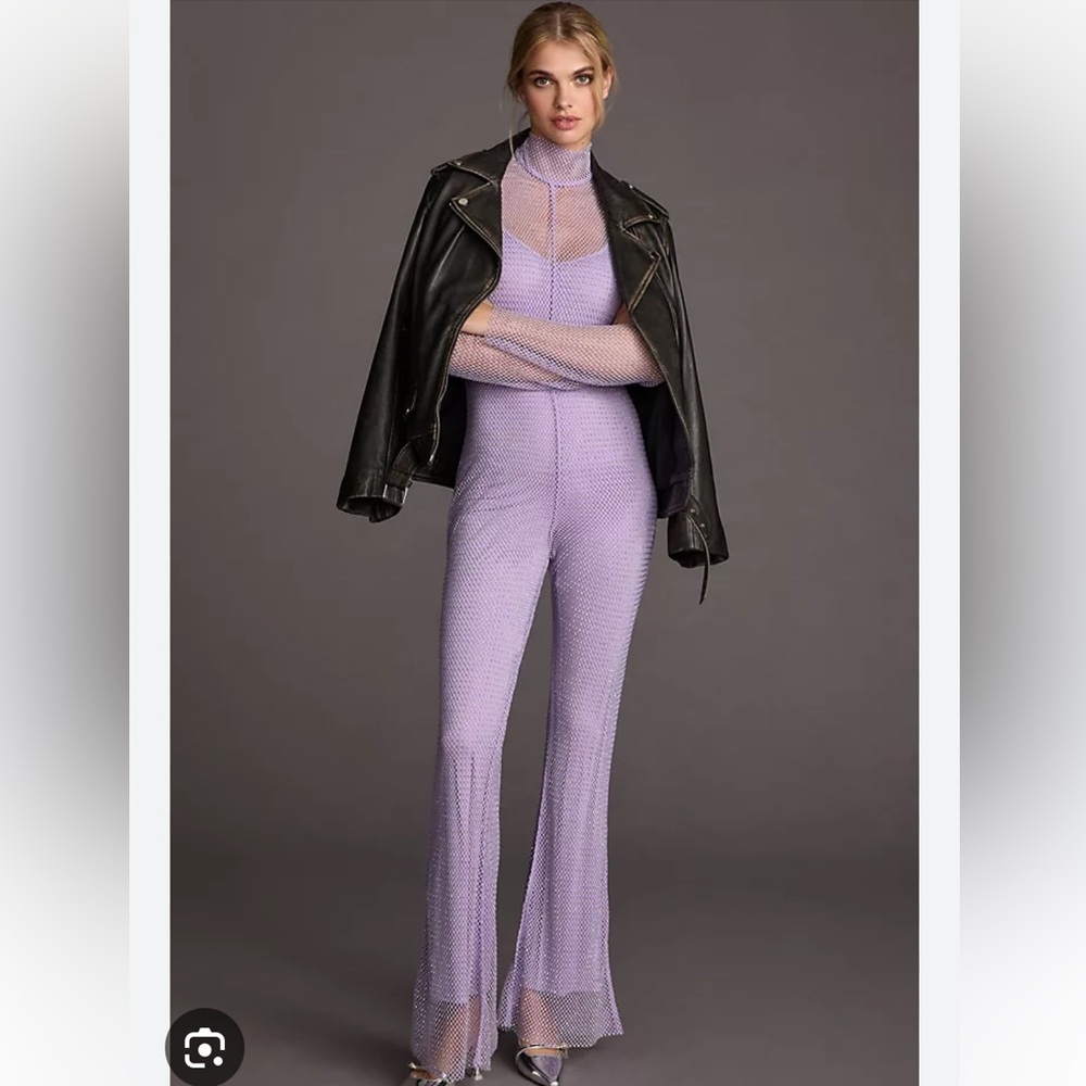Anthropology Rhinestone Jumpsuit